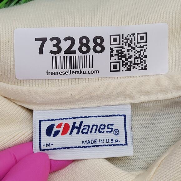 Vintage 70s Hanes Polo Shirt Small 18x24 USA - Picture 7 of 13